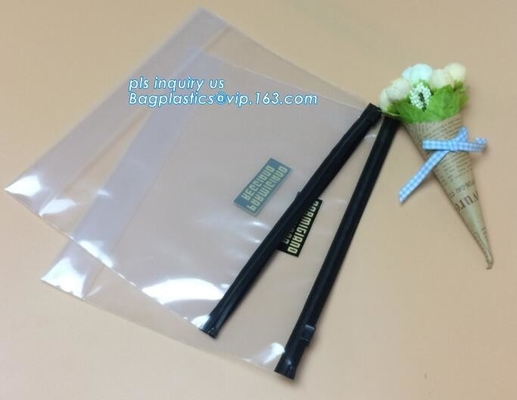 pe de plastic resealable zakken van de schuifritssluiting, de Milieuvriendelijke Vlakke Plastic Zak van de Schuifritssluiting voor Document of Swimwear