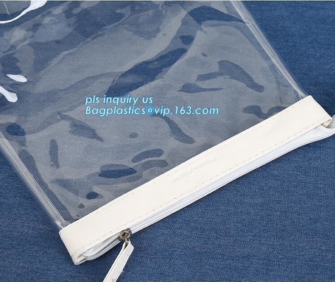 berijpte pvc-de zak plastic zak van de schuifritssluiting met van het de schuifpit van ritssluitings resealable pvc polyzak, PE van de Schuifverpakking Ritssluitingspacki