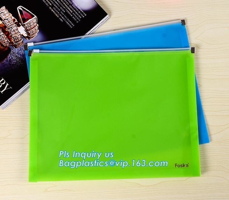 De Zak van pvc EVA Plastic Promotion Gift Packaging met Schuifritssluiting, van het het metaalpit van haakpvc de vinyl verpakkende zak sider, pakket