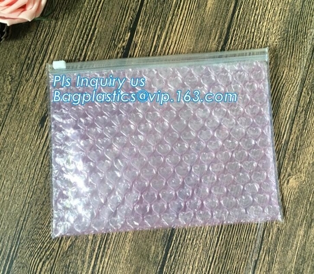 Van de Zakchina van de schuifk Bel de Zak van de Fabrikantencustom printed bubble, de zak van de Schuifbel, Reclosable met douane Bubb