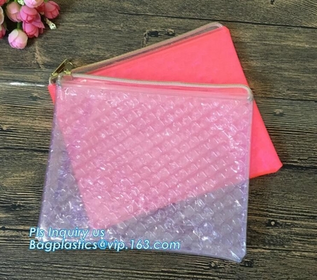 Luchtbelzak met Schuifritssluiting, Roze Bellenzak, de Douane Gedrukte Zak van de Schuifk Bel, Antischok Plastic PE Partner