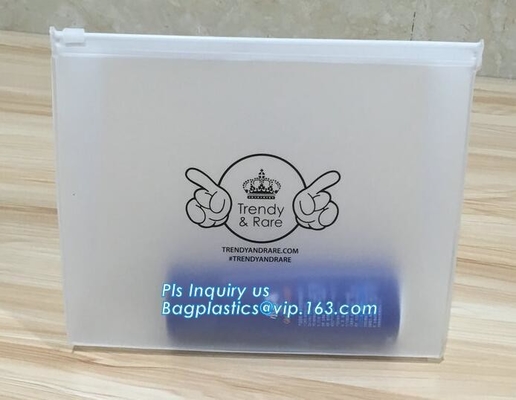 de verpakkende vochtbestendige zak van de het slotritssluiting van de douaneschuif, de zak van de de vierlingverbinding van de Schuifritssluiting, de Fabrikant Clear Vinyl Slide van China