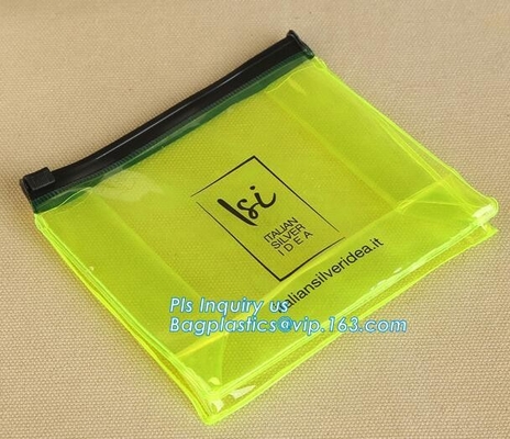 De kleding van EVA doet het plastic geval van de schuifritssluiting, Douane gedrukte in zakken zij de schuifritssluiting van de guessetfolie, resealable verpakkende dia
