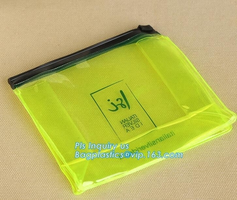De kleding van EVA doet het plastic geval van de schuifritssluiting, Douane gedrukte in zakken zij de schuifritssluiting van de guessetfolie, resealable verpakkende dia