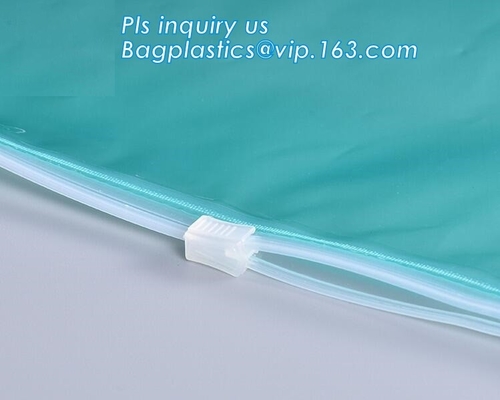 schuifzak voor de ritssluitings vinylzak van de ondergoed verpakkende schuif voor kleding, van de de schuifzak van pvc van de ritssluitingssluiting de duidelijke grootte A4 weg