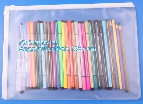 Van de de schuifzak van de stoffenritssluiting professionele vinyl de ritssluitingszak van pvc, de plastic zak van de schuifritssluiting voor verpakking, de zak van de ritssluitingsverpakking