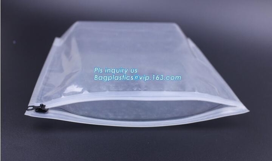de ritssluitingszak van de metaal verpakkende schuif, Zak van de Zak de Duidelijke Vinylpvc k van pvc van de Schuifritssluiting, polyvinylchloride materiële plas