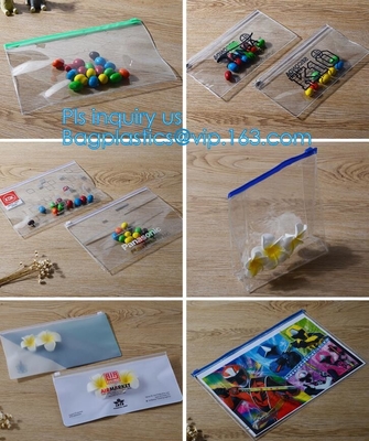 de plastic zak van het schuifkledingstuk, die voor overhemden/kleding/ondergoed, k-de zak van de de tandenborsteltandpasta van de schuifreis verpakken