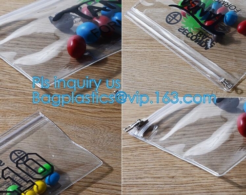 de plastic zak van het schuifkledingstuk, die voor overhemden/kleding/ondergoed, k-de zak van de de tandenborsteltandpasta van de schuifreis verpakken