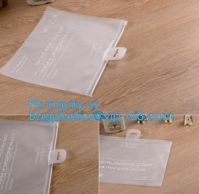 de swimwear vinylzak van pvc met schuifritssluiting, berijpte pvc-ritssluiting wikkelt de zak van de documentopslag, de schuifritssluiting van Manierpvc