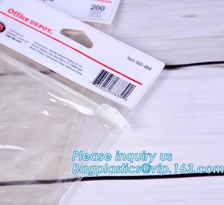 De Kosmetische Zakken van pvc, de Transparante Zakken van pvc en de Verpakkende Zakken van pvc, pvc-PAKKETzakken, pvc-Zak, Verpakkingsmaterialen, pvc-PA