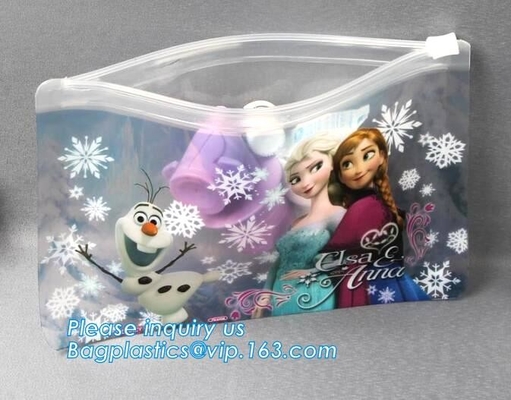 Douane Minik Zak, de Berijpte Zak van Pvc k, Ritssluitingsschuif Frosty Soft Bag Pouch, de schuifzak van de reis kosmetische make-up
