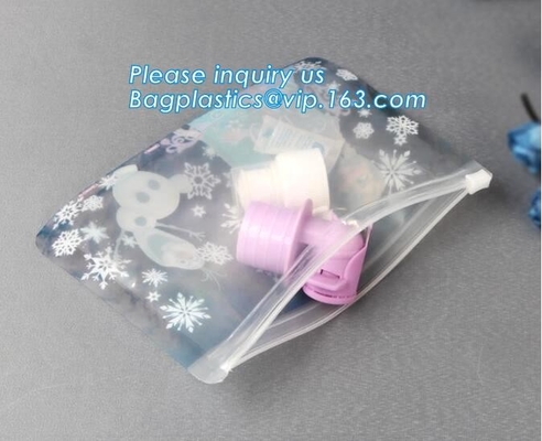 Douane Minik Zak, de Berijpte Zak van Pvc k, Ritssluitingsschuif Frosty Soft Bag Pouch, de schuifzak van de reis kosmetische make-up