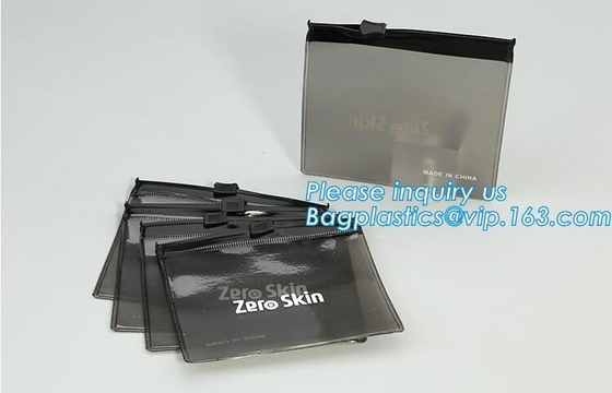 resealable vinylpolybag de zakzak van de schuifritssluiting, vinyl de ritssluitingszak van de bevorderingsschuif voor gift verpakking, k-vinyl