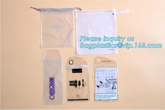 Zak van pvc van de schuifk berijpte de Mobiele Telefoon Duidelijke Vinyl, steen pvc-de zak plastic zak van de schuifritssluiting met resealable ritssluiting,