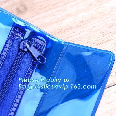 Pvc-berijpte de Zak goede kwaliteit met de zak van de ritssluitingsverpakking, steen pvc-de zak plastic zak van de schuifritssluiting met ritssluiting/pvc-ritssluiting l