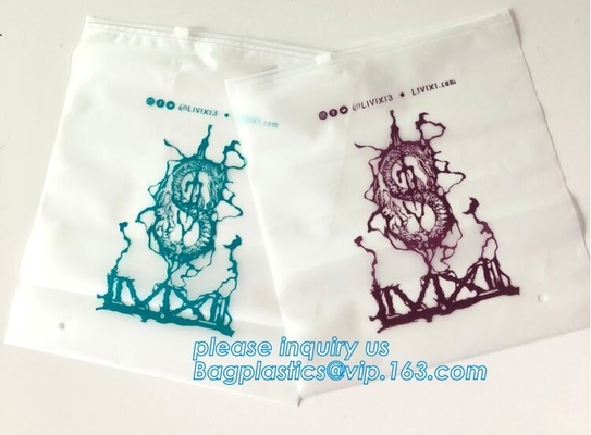 Bio Chemisch afbreekbare de T-shirtzak van hoogste Kwaliteitseva PE OPP, OEM Gedrukt Schuifpit die Plastic Zakken voor T-shirt Swimwear verpakken