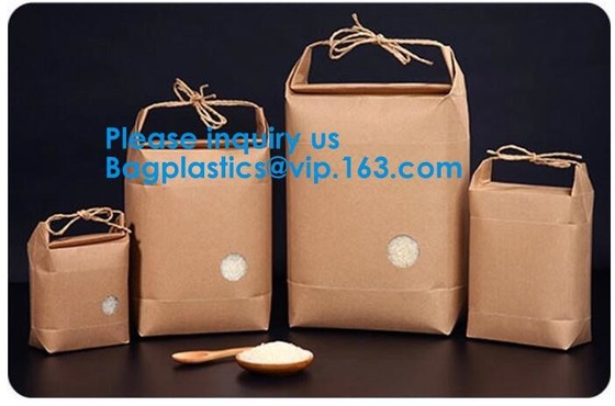 De Gift van de drukverpakking het Winkelen keurt de Bruine Kraftpapier Document Zak Aangepaste Logo Paper Bag With Rope-bagplasti van Handvatbagease goed