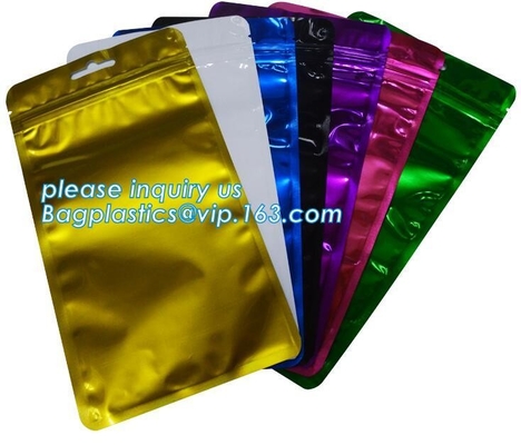 Douane Gedrukte de Snack van de de Aluminiumfolie Flexibele Gemetalliseerde Vlakke Zak 50g van de Voedselrang Plastic Gelamineerde bageas van Verpakkingszakken