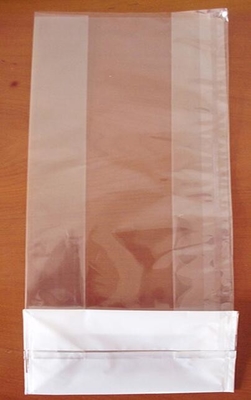 biologisch afbreekbare douane die de zelfklevende opppp bopp pe vierkante plastic zakken van de bodem duidelijke verpakking, cellopolypropyleen drukken