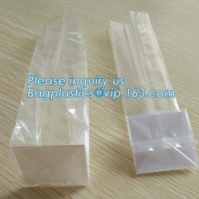 Van de de snoepjescello van de marktkramen het vochtbestendige vierkante bodem van de Celloopp bagStand omhoog Duidelijke Suikergoed Toy Bopp Square Bottom Bag