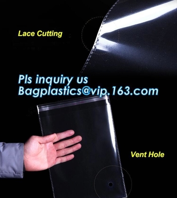 CPP/PET plastic Cellofaan Verpakkende Zakken voor Kleren, Biologisch afbreekbare van het Kledingstukzakken van OPP CPP Goedkope Plastic bageasebagplasti