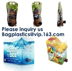 Folietribune op Zak in Doos voor Sap, het Bevindende Bewijs Juice Water Bag In Box, 5L/10L/20L Transparent/VMPE van Plastic Zakspuiten