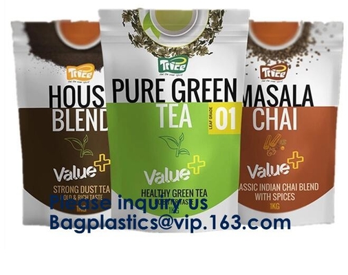 poeder speica van verpakkingszakken &amp; doet de noten die van de zakkenrijst en thee verpakking verpakken Bevroren Voedsel de Koffie Packagin van de Verpakkingszak in zakken