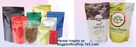 Gelamineerde Plastic Folie Gevoerde Aardappel Chips Snack Pillow Pouches Bags, Ritssluitingstribune op Plastic Biologisch afbreekbare Voedsel Verpakking