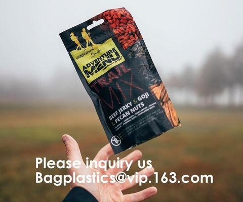 Resealable Douane Gedrukte Matte Black Aluminum Foil Mylar-Tribune op Zakzak met Ritssluitingstribune op Zakzakken, Koffiebij