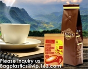 Douane Gedrukte Doypack Resealable k dat de Koffie Verpakkende Zakken van de Zakkenaluminiumfolie met Ritssluiting opstaat