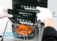 Tribune op verpakkende zak van de voedsel de luchtdichte roosterende kip, de hete plastic zak van het kippen hete voedsel, Resealable Plastic Braadstuk Chicke