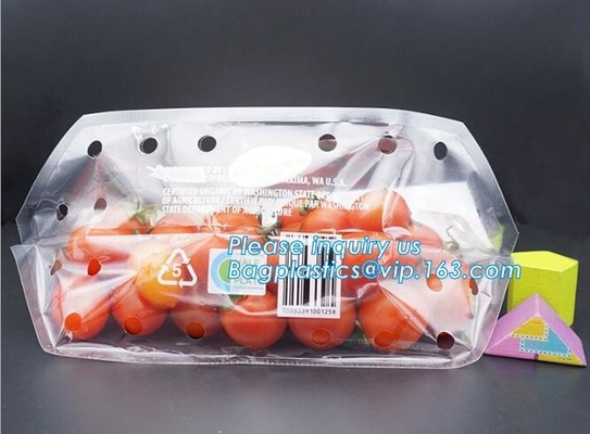 vers bescherm ritssluiting verpakking voor kers, Fruitdruif Cherry Vegetable Packing Protection Bag, Betrouwbare Gewijzigde Atmosp
