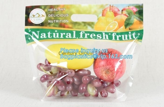 resealable tribune op de ritssluitings vers fruit van de zakschuif/plantaardige beschermings verpakkende zak, OPP lamineerde Schuiffruit/Gra