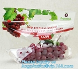 cpp doet de gedrukte plantaardige het fruitzak van de schuifritssluiting, druivenverpakking verse druiven verpakkende zak, de schuif van het voedselbehoud in zakken