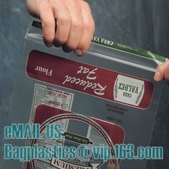 Het opnieuw te gebruiken van het de Zakvoedsel van de Ritssluitings Vlakke Bodem k Dubbele Spoor, Mini Grip Bag, Mini Zip Lock Bag, de Zak van de Pitverbinding, Ritssluitingszak, S