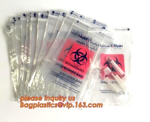LDPE Medische Medische de Ritssluitingsbag/pe transparante k zak van de Ritssluitingszak, Medische Ritssluitings Polyzak/Kleine Ritssluiting Plast