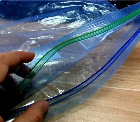reclosable DUBBELE de ritssluitingszakken van de SPOORveiligheid, Resealable van de het Slotzak van de Drukritssluiting Dubbele het Spoork Zakken van /LDPE, zak
