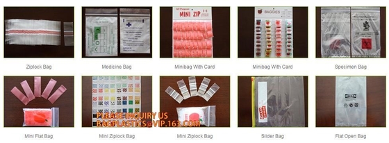LDPE polyzak van de appel kleuren de miniritssluiting/de gedrukte plastic verpakkende zak, de Minik Baggies Mengeling van Apple 1,5 &quot; x1.5“