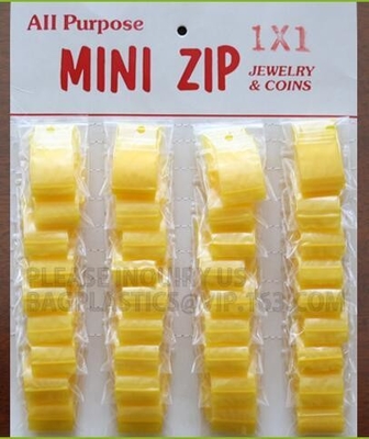 De minizak van de ritssluitingsopslag, plastic ritssluiting doet/mooi in zakken & doet het leuke suikergoed /snack-ritssluitingszakken, Flexibel verpakkend plastiek in zakken