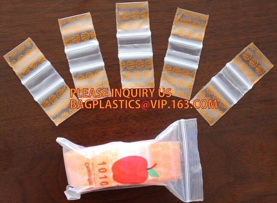 De minizak van de ritssluitingsopslag, plastic ritssluiting doet/mooi in zakken & doet het leuke suikergoed /snack-ritssluitingszakken, Flexibel verpakkend plastiek in zakken