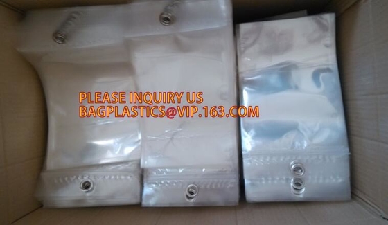 k resealable plastic verpakkende zakken voor kleren, PE/PE/plastic de ritssluitings plastic zakken van pp voor kleren, hangerhaak