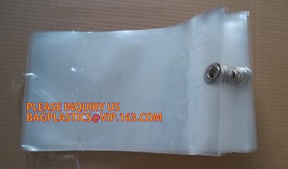k resealable plastic verpakkende zakken voor kleren, PE/PE/plastic de ritssluitings plastic zakken van pp voor kleren, hangerhaak
