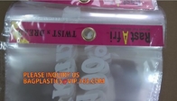 Het hangen van Gaten Resealable apperal Verpakkende Zakken voor Kleren, Ritssluitings Plastic Zakken voor Kleren, Hangerhaak