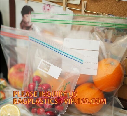 Reclosable Zak van het BANK de PLASTIC MUNTSTUK, de Plastic zak van de voedselopslag, k-zak met dubbel spoor voor voedsel of fruitopslag door C