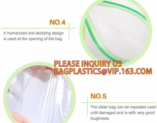 De dubbele verpakkende zak van de pitverbinding, Dubbele verzegelde gedrukte plastic de ritssluitingszak van de voedselopslag douane, Vochtbestendig plastiek gaat