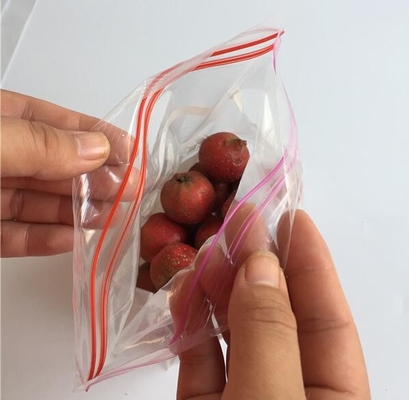 De dubbele van de het voedselrang van ritssluitingsbpa vrije zakken van de de moedermelkopslag vloeibare plastic, plastic verpakkende zakken van de voedsel de dubbele ritssluiting