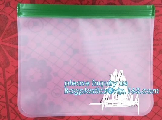 Het Vleeshond Cat Pet Food Storage Easy van de verbindings maakt de Opnieuw te gebruiken Verse Groente het Voedselzak van het 1 Litersilicone voor Ijskastbageas schoon