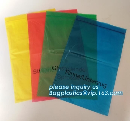 Van de de Verbindingsritssluiting van de greep doet de Zelfpers Plastic Zakken met Rood Zij, Zelf Resealable Mini Grip Poly Plastic Clear Alle Grootte in zakken