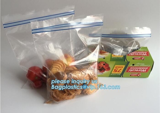 voedselrang die de duidelijke zakldpe transparante douane gedrukte plastic k zak van ritssluitingszakken, bagplastics, bageas inpakken